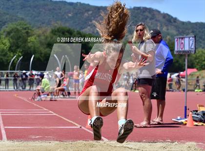 Thumbnail 1 in CIF CCS Trials (Girls Long Jump) photogallery.