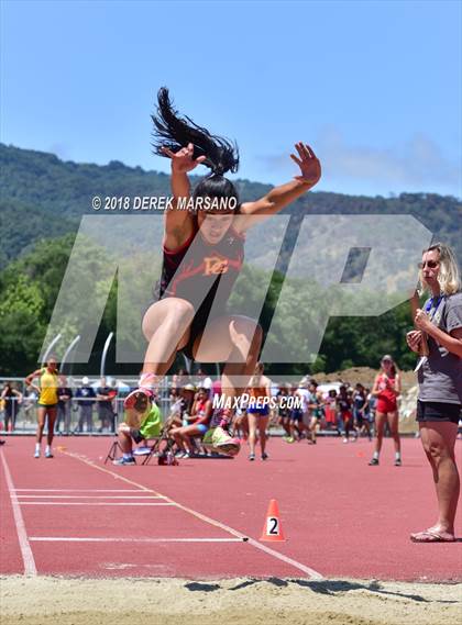 Thumbnail 1 in CIF CCS Trials (Girls Long Jump) photogallery.