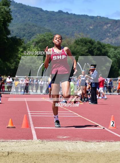 Thumbnail 1 in CIF CCS Trials (Girls Long Jump) photogallery.