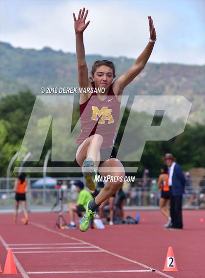 Thumbnail 1 in CIF CCS Trials (Girls Long Jump) photogallery.