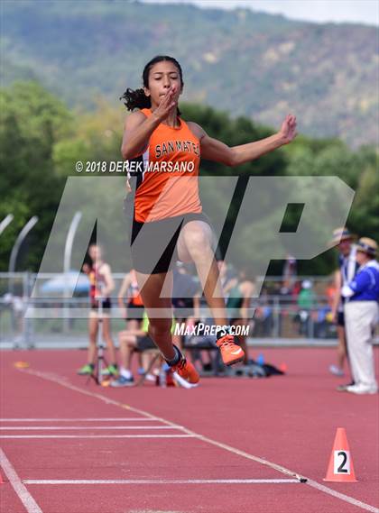 Thumbnail 1 in CIF CCS Trials (Girls Long Jump) photogallery.