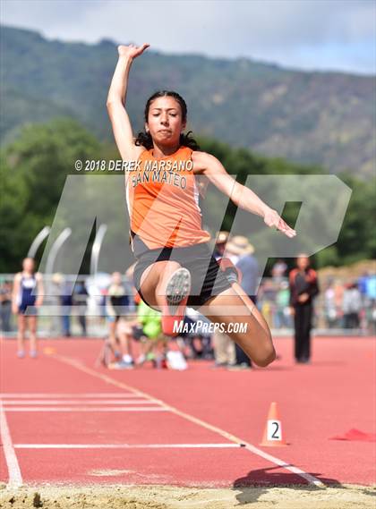 Thumbnail 2 in CIF CCS Trials (Girls Long Jump) photogallery.