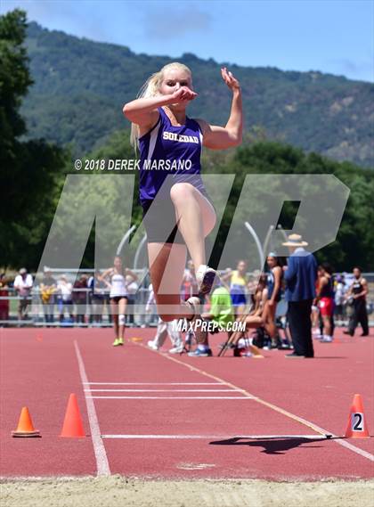 Thumbnail 2 in CIF CCS Trials (Girls Long Jump) photogallery.