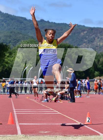 Thumbnail 1 in CIF CCS Trials (Girls Long Jump) photogallery.