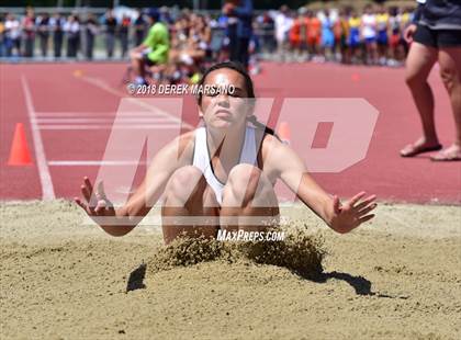 Thumbnail 3 in CIF CCS Trials (Girls Long Jump) photogallery.