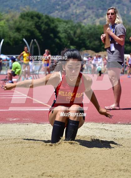 Thumbnail 1 in CIF CCS Trials (Girls Long Jump) photogallery.