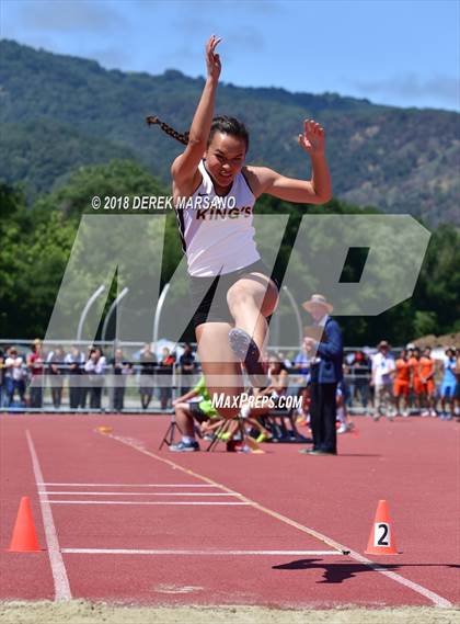 Thumbnail 2 in CIF CCS Trials (Girls Long Jump) photogallery.
