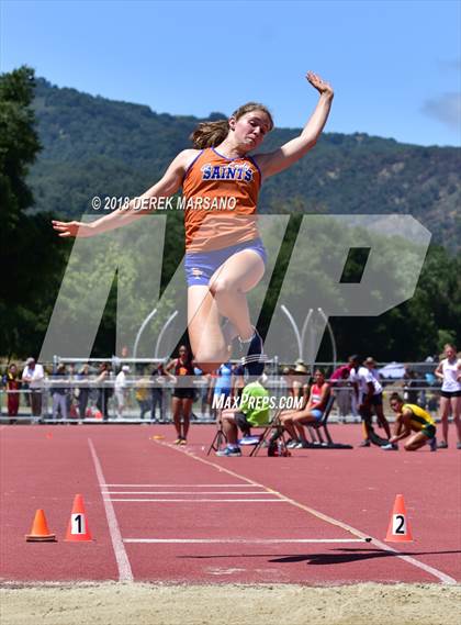 Thumbnail 1 in CIF CCS Trials (Girls Long Jump) photogallery.