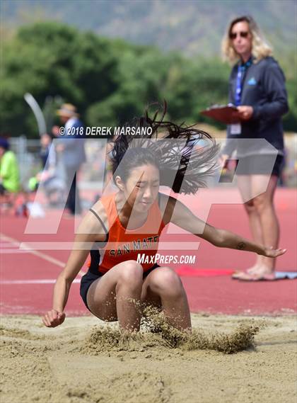 Thumbnail 2 in CIF CCS Trials (Girls Long Jump) photogallery.