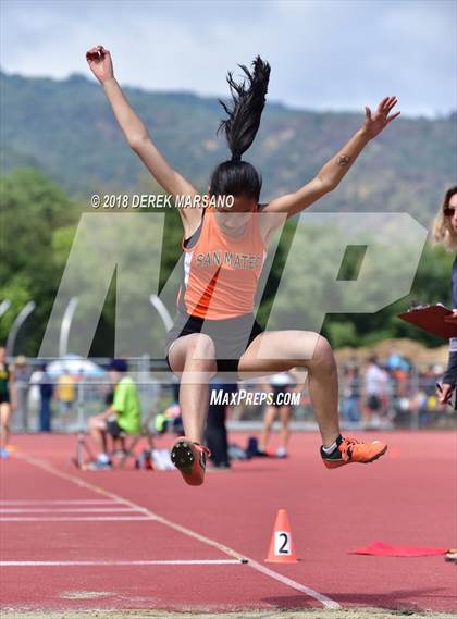 Thumbnail 1 in CIF CCS Trials (Girls Long Jump) photogallery.