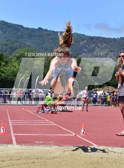 Thumbnail 1 in CIF CCS Trials (Girls Long Jump) photogallery.