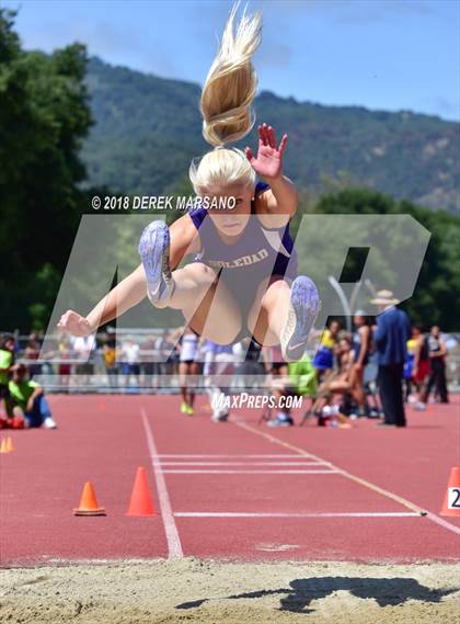 Thumbnail 2 in CIF CCS Trials (Girls Long Jump) photogallery.