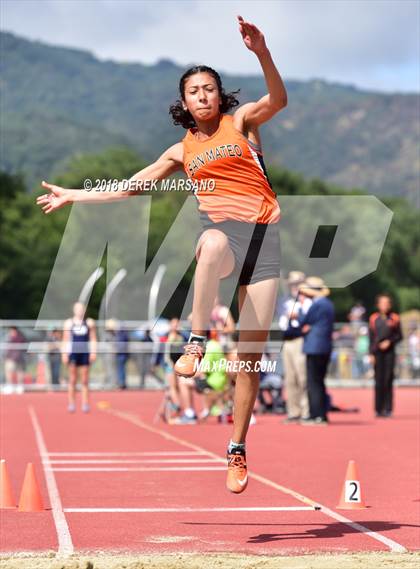 Thumbnail 1 in CIF CCS Trials (Girls Long Jump) photogallery.