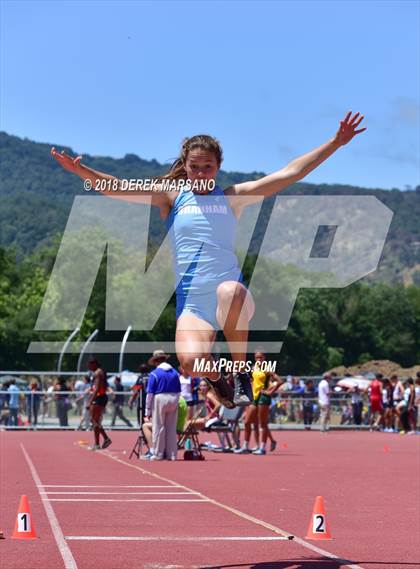 Thumbnail 3 in CIF CCS Trials (Girls Long Jump) photogallery.