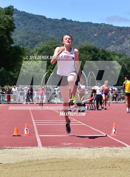 Thumbnail 2 in CIF CCS Trials (Girls Long Jump) photogallery.