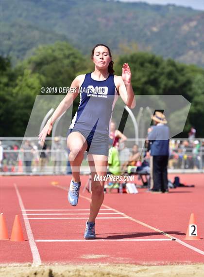 Thumbnail 1 in CIF CCS Trials (Girls Long Jump) photogallery.