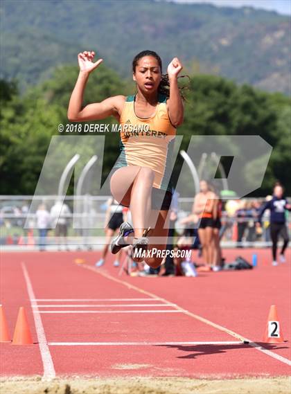 Thumbnail 2 in CIF CCS Trials (Girls Long Jump) photogallery.