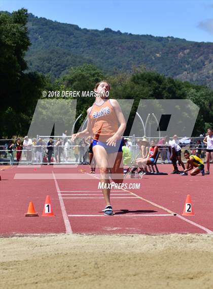 Thumbnail 3 in CIF CCS Trials (Girls Long Jump) photogallery.