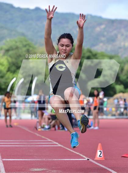 Thumbnail 1 in CIF CCS Trials (Girls Long Jump) photogallery.