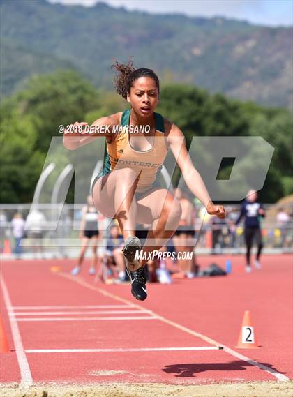 Thumbnail 3 in CIF CCS Trials (Girls Long Jump) photogallery.