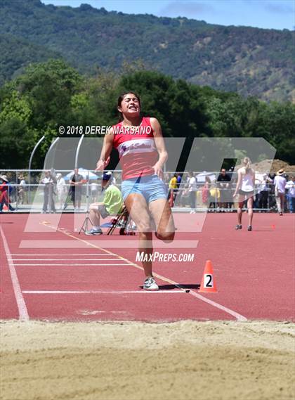 Thumbnail 1 in CIF CCS Trials (Girls Long Jump) photogallery.