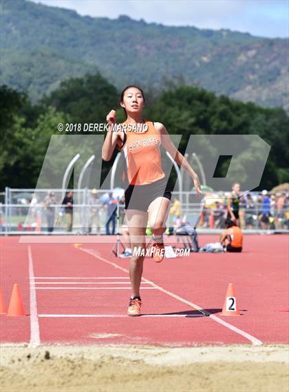 Thumbnail 3 in CIF CCS Trials (Girls Long Jump) photogallery.
