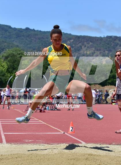 Thumbnail 3 in CIF CCS Trials (Girls Long Jump) photogallery.