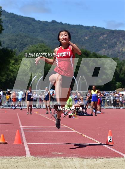 Thumbnail 3 in CIF CCS Trials (Girls Long Jump) photogallery.