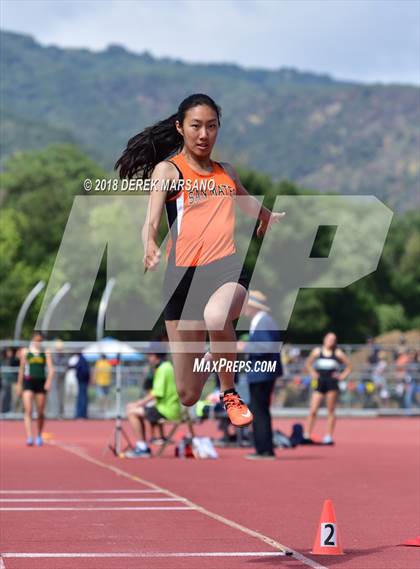 Thumbnail 2 in CIF CCS Trials (Girls Long Jump) photogallery.