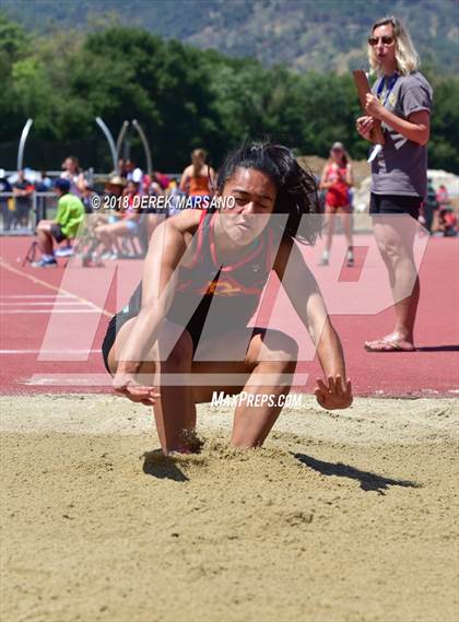 Thumbnail 3 in CIF CCS Trials (Girls Long Jump) photogallery.