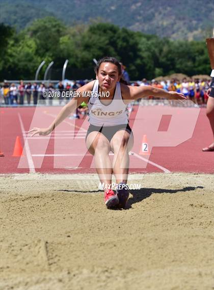 Thumbnail 2 in CIF CCS Trials (Girls Long Jump) photogallery.