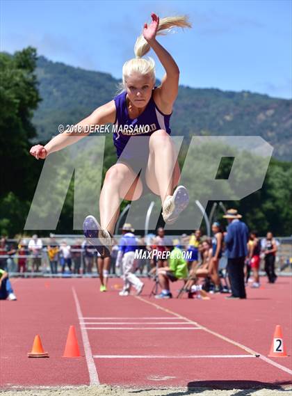 Thumbnail 1 in CIF CCS Trials (Girls Long Jump) photogallery.