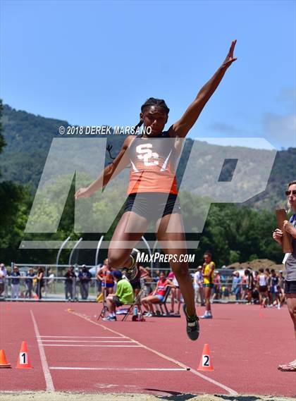 Thumbnail 1 in CIF CCS Trials (Girls Long Jump) photogallery.