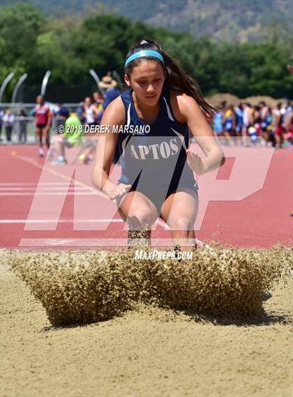 Thumbnail 3 in CIF CCS Trials (Girls Long Jump) photogallery.