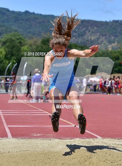 Thumbnail 2 in CIF CCS Trials (Girls Long Jump) photogallery.