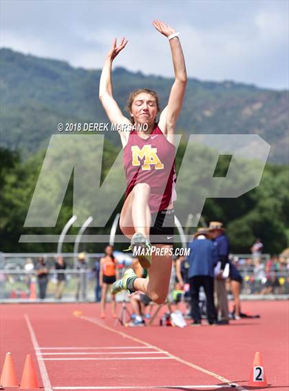 Thumbnail 2 in CIF CCS Trials (Girls Long Jump) photogallery.