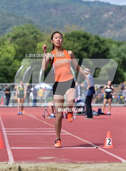 Thumbnail 1 in CIF CCS Trials (Girls Long Jump) photogallery.