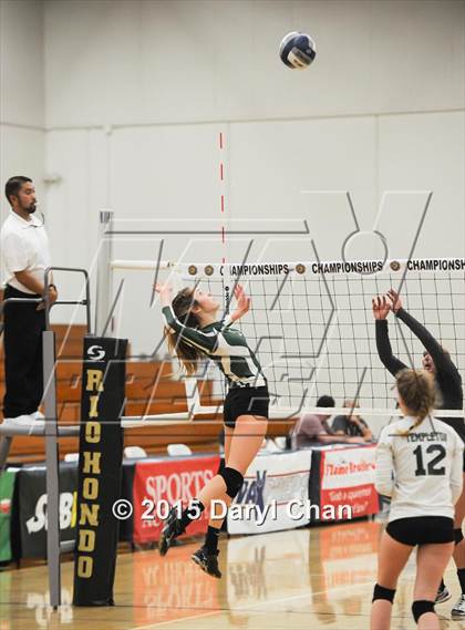 Thumbnail 3 in Saddleback Valley Christian vs. Templeton  (CIF SS D3A Finals) photogallery.