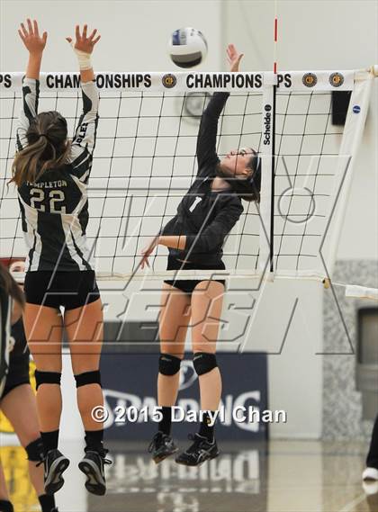 Thumbnail 2 in Saddleback Valley Christian vs. Templeton  (CIF SS D3A Finals) photogallery.