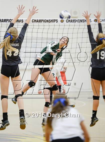 Thumbnail 3 in Saddleback Valley Christian vs. Templeton  (CIF SS D3A Finals) photogallery.