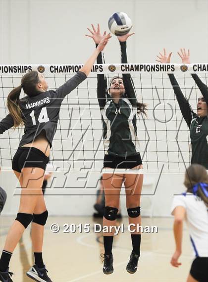 Thumbnail 3 in Saddleback Valley Christian vs. Templeton  (CIF SS D3A Finals) photogallery.
