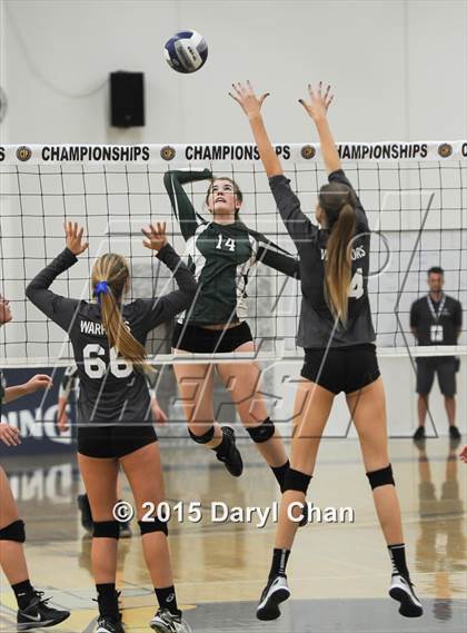Thumbnail 3 in Saddleback Valley Christian vs. Templeton  (CIF SS D3A Finals) photogallery.