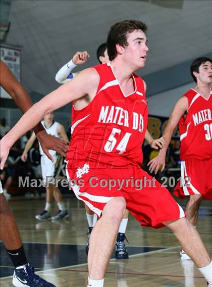 Thumbnail 2 in Mater Dei vs. St. John Bosco photogallery.