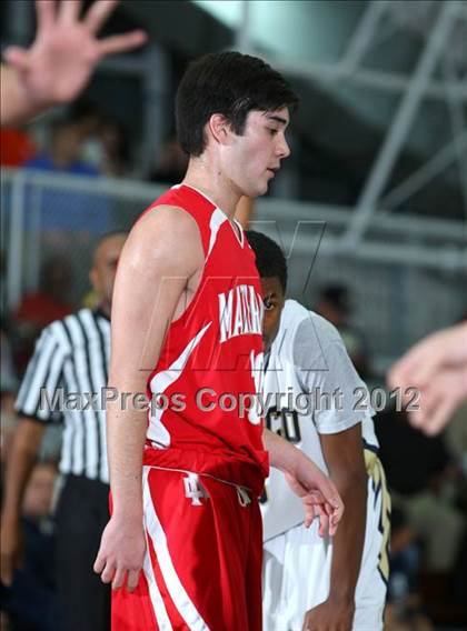 Thumbnail 2 in Mater Dei vs. St. John Bosco photogallery.