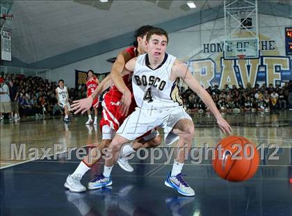Thumbnail 1 in Mater Dei vs. St. John Bosco photogallery.