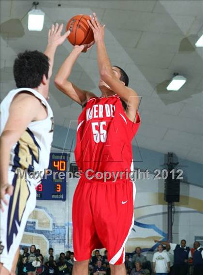 Thumbnail 2 in Mater Dei vs. St. John Bosco photogallery.
