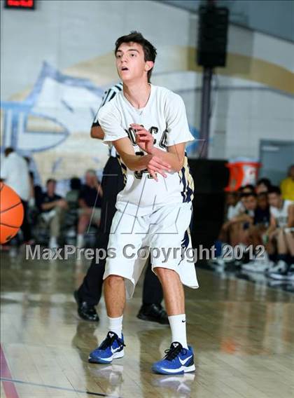 Thumbnail 2 in Mater Dei vs. St. John Bosco photogallery.