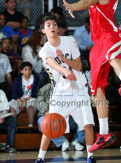 Thumbnail 2 in Mater Dei vs. St. John Bosco photogallery.
