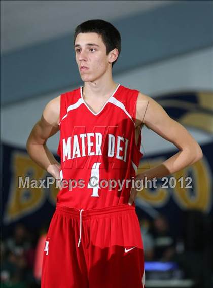 Thumbnail 1 in Mater Dei vs. St. John Bosco photogallery.