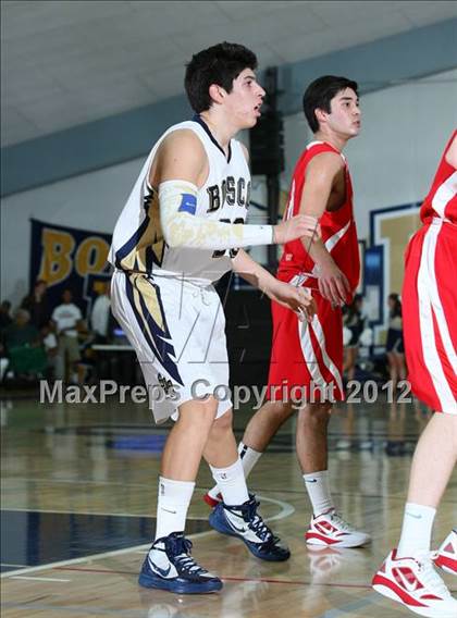 Thumbnail 3 in Mater Dei vs. St. John Bosco photogallery.